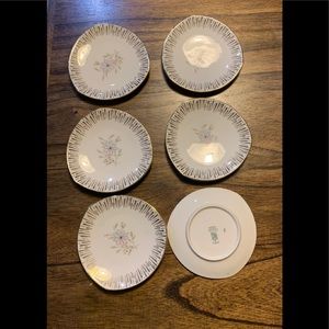 Set of 6 3pt candy dish vintage bavaria